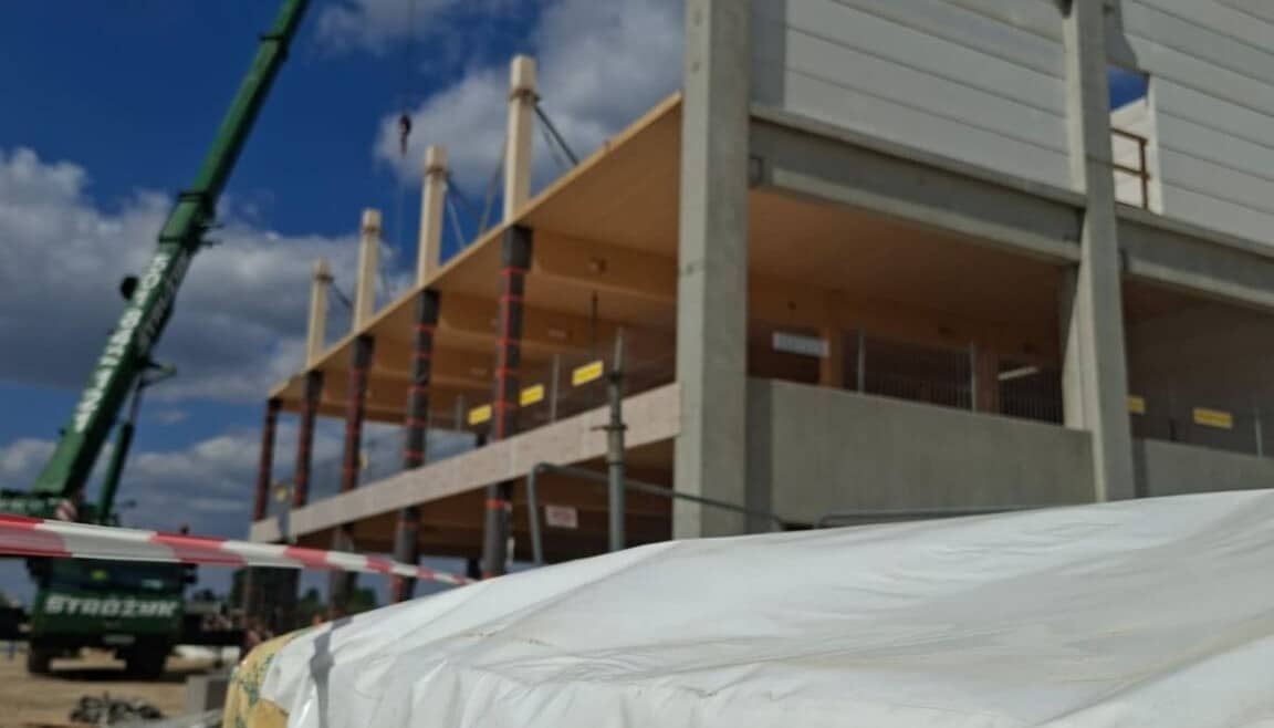 Największy w Polsce budynek biurowy w technologii CLT powstaje w Środzie Wielkopolskiej !